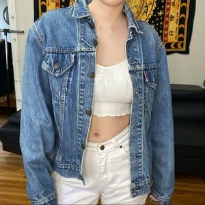 Vintage Levi’s denim blue jean jacket